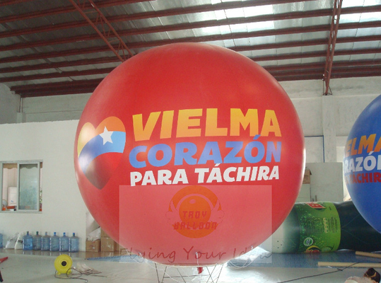 Terpal Besar Meledakkan Iklan Balon Helium Logo Kustom