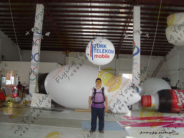 Attractive Inflatable Moving Balloon Digital Printing With RGB Led Light