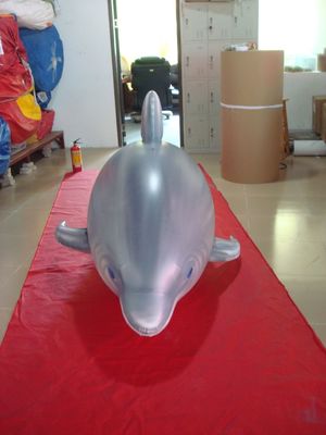 1.5m Long Airtight Dolphin Shaped Swimming Pool Toy Display In Showroom