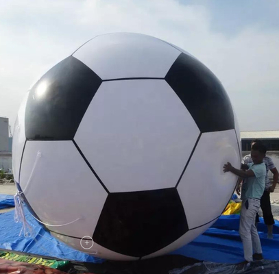 Sepak Bola Bentuk Raksasa Iklan Balon Helium Tiup Dengan Pencetakan Penuh