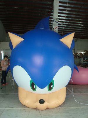 Raksasa PVC Custom Shaped Inflatable Advertising Balloons Digital Printing