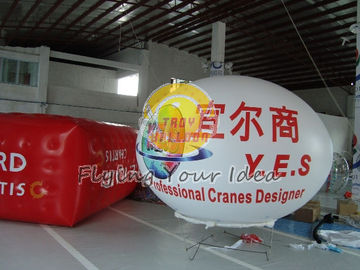 Custom Large Durable Oval Balloon dengan pencetakan UV protected untuk acara Hiburan